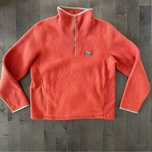 LL Bean Men's Katahdin Fleece Pullover 1/2 Zip Outdoor Layer Hiking Adventure  L